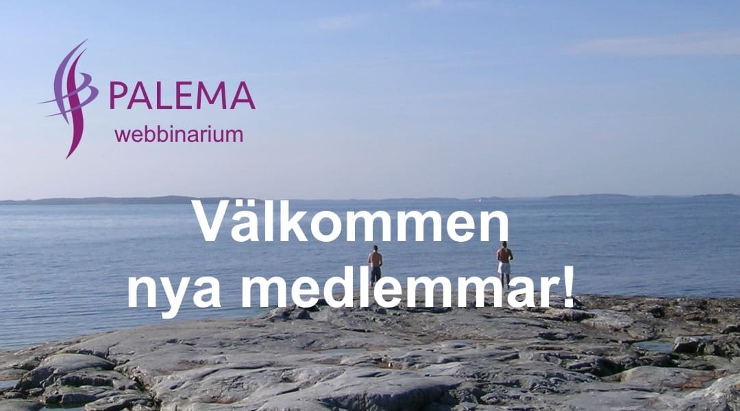 Välkommen nya medlemmar webbinarium