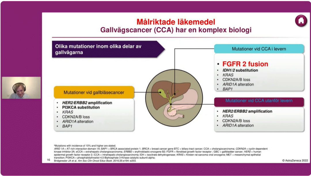 Webbinarium – Nya behandlingsmetoder och senaste nytt inom Lever- och Gallvägscancer 250220