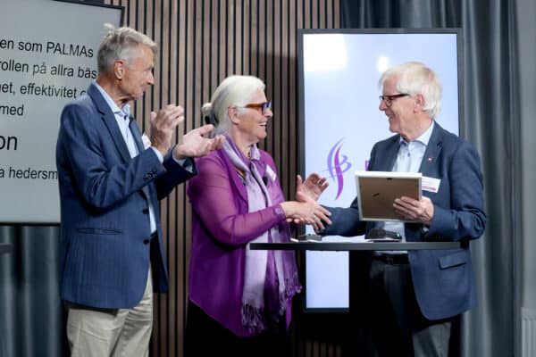 Carl M Hamilton, Eva Backman och Sten B Carlson.