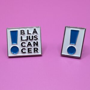 Blåljuscancer Pins
