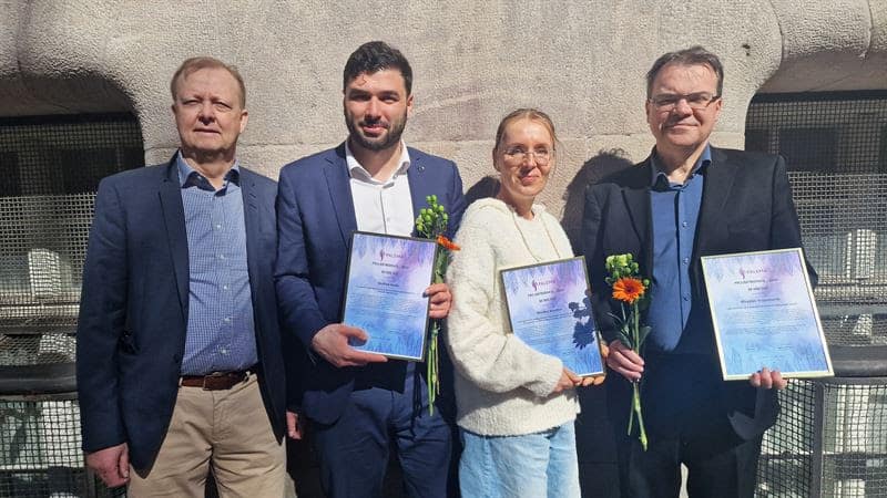 foto: Christina Gerde från vänster: Mats Frisk, Souheil Reda, Monika Bauden och Miroslav Vujasinovic
